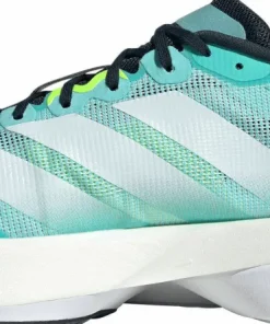 Adidas Men's Adizero Boston 13 Flash Aqua/Cloud White/Lucid Lemon