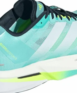 Adidas Men's Adizero Boston 13 Flash Aqua/Cloud White/Lucid Lemon