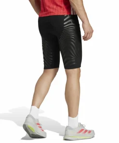 Adidas Men's Adizero Control Running Short Tights Black