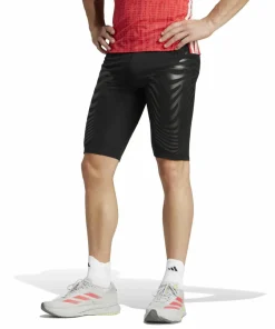 Adidas Men's Adizero Control Running Short Tights Black
