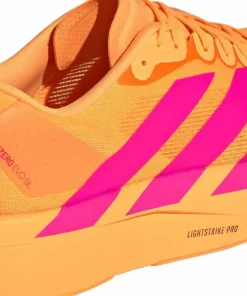Adidas Men's Adizero Evo SL Flash Oerange/Shock Pink/Iron Metallic