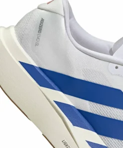 Adidas Men's Adizero Evo SL Cloud White / Royal Blue / Pure Ruby