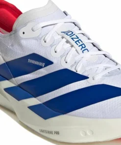Adidas Men's Adizero Takumi Sen 11 Cloud White/Team Royal Blue/Pure Ruby