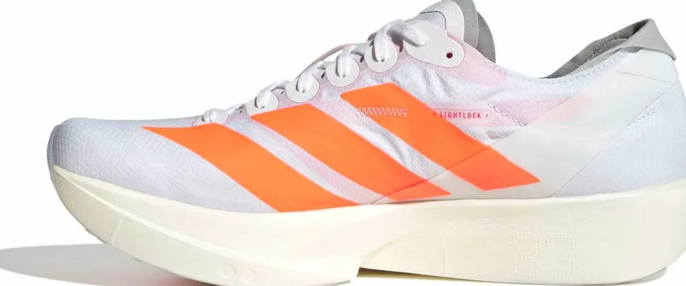 Adidas Men's Adizero Takumi Sen 11 Cloud White/Lucid Orange/Lucid Red