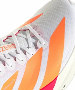 Adidas Men's Adizero Takumi Sen 11 Cloud White/Lucid Orange/Lucid Red