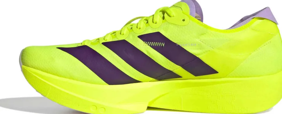 Adidas Men's Adizero Takumi Sen 11 Solar Yellow/Aurora Plum/Powder Plum