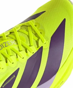 Adidas Men's Adizero Takumi Sen 11 Solar Yellow/Aurora Plum/Powder Plum