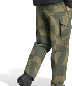 Adidas Men's Cargo Aop Pants Carbon/legivy/olistr/