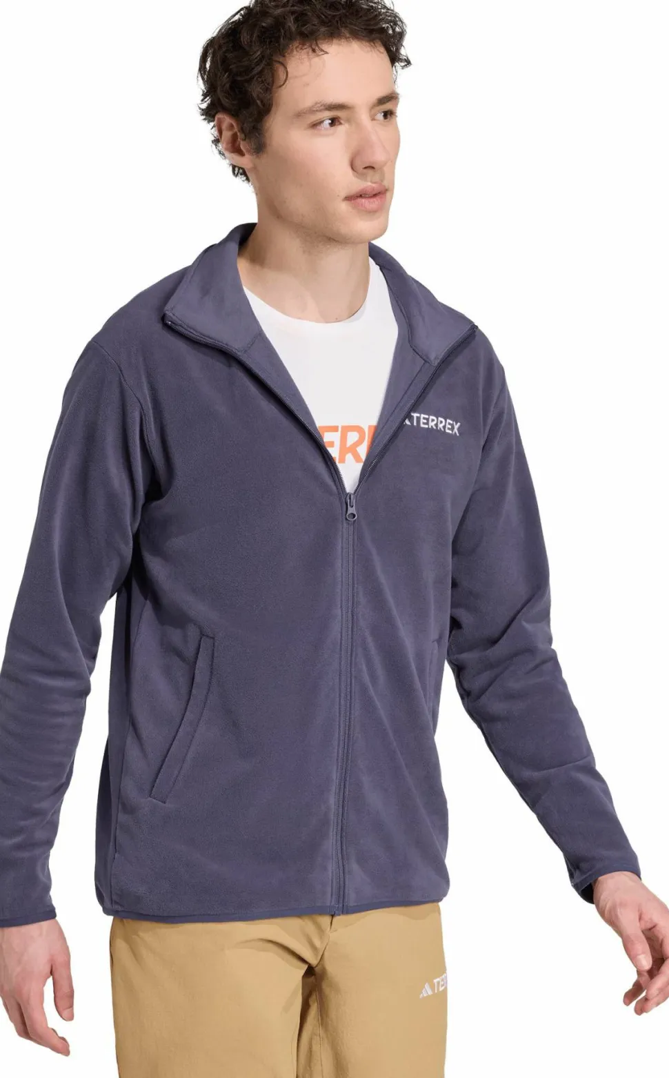 Adidas Men's Ess Full Zip Fleece Shanav