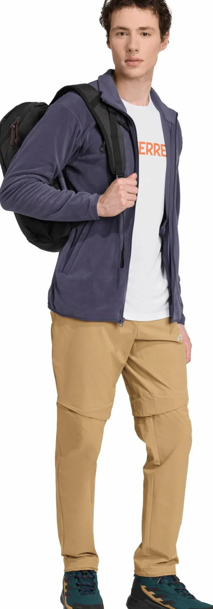 Adidas Men's Ess Full Zip Fleece Shanav