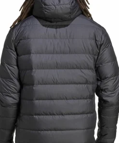 Adidas Men's Multi Light Down Hooded Jacket Black