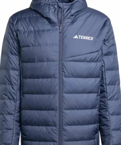 Adidas Men's Multi Light Down Hooded Jacket Shanav