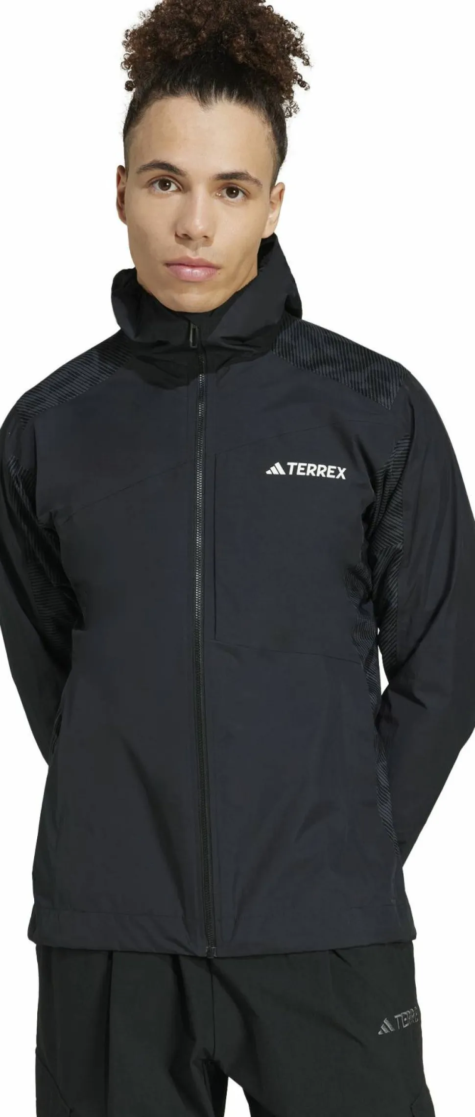 Adidas Men's Terrex Hybrid Rain.DRY Jacket Black/Black