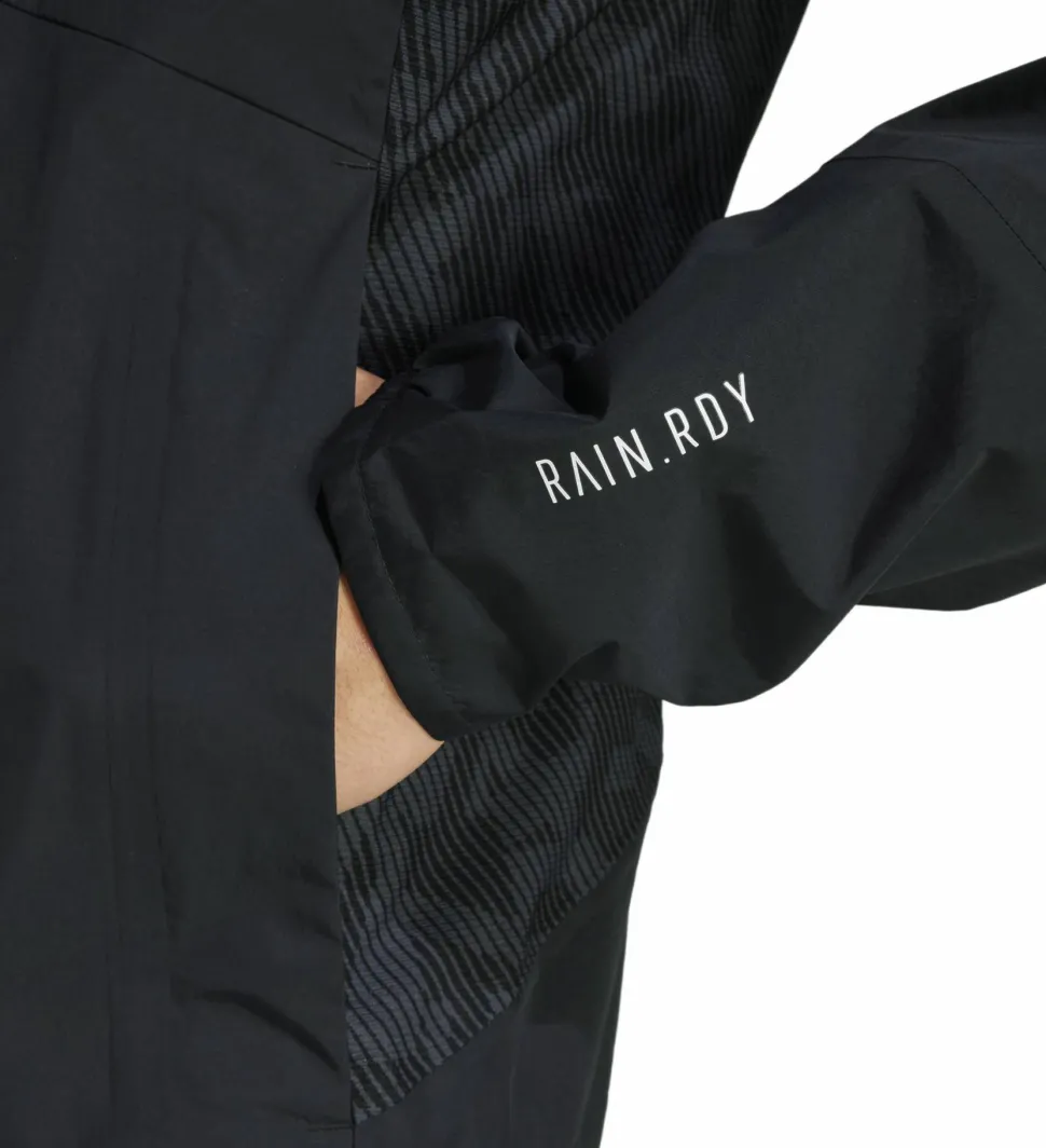 Adidas Men's Terrex Hybrid Rain.DRY Jacket Black/Black