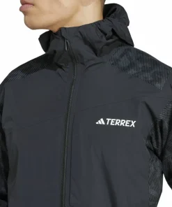 Adidas Men's Terrex Hybrid Rain.DRY Jacket Black/Black
