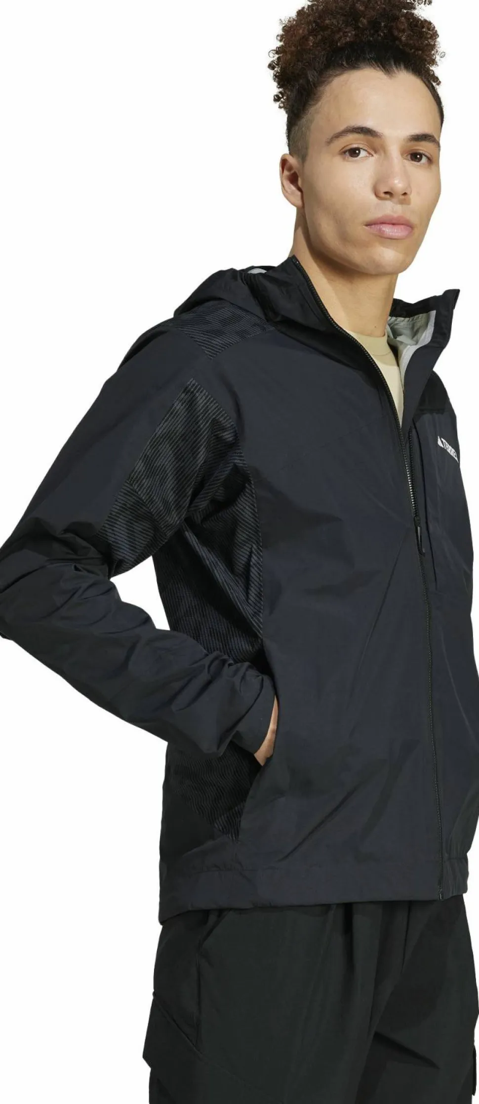 Adidas Men's Terrex Hybrid Rain.DRY Jacket Black/Black