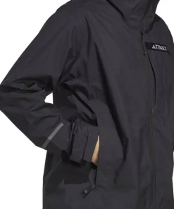 Adidas Men's Terrex Multi RAIN.RDY 2.5-Layer Rain Jacket Black