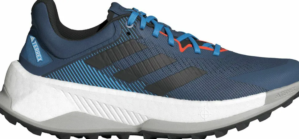 Adidas Men's Terrex Soulstride Ultra Trail Running Shoes Wonder Steel/Core Black/Pulse Blue