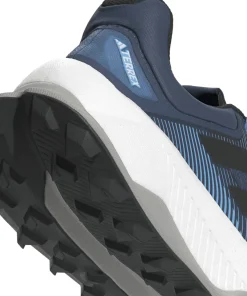 Adidas Men's Terrex Soulstride Ultra Trail Running Shoes Wonder Steel/Core Black/Pulse Blue