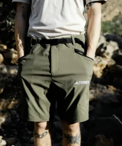 Adidas Men's Terrex Xperior Mid Shorts Olive Strata