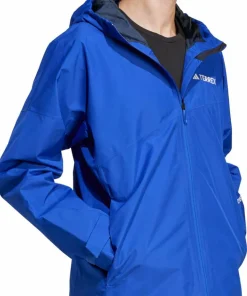 Adidas Men's Terrex Xperior 2L Gore-Tex Performance Jacket Semi Lucid Blue