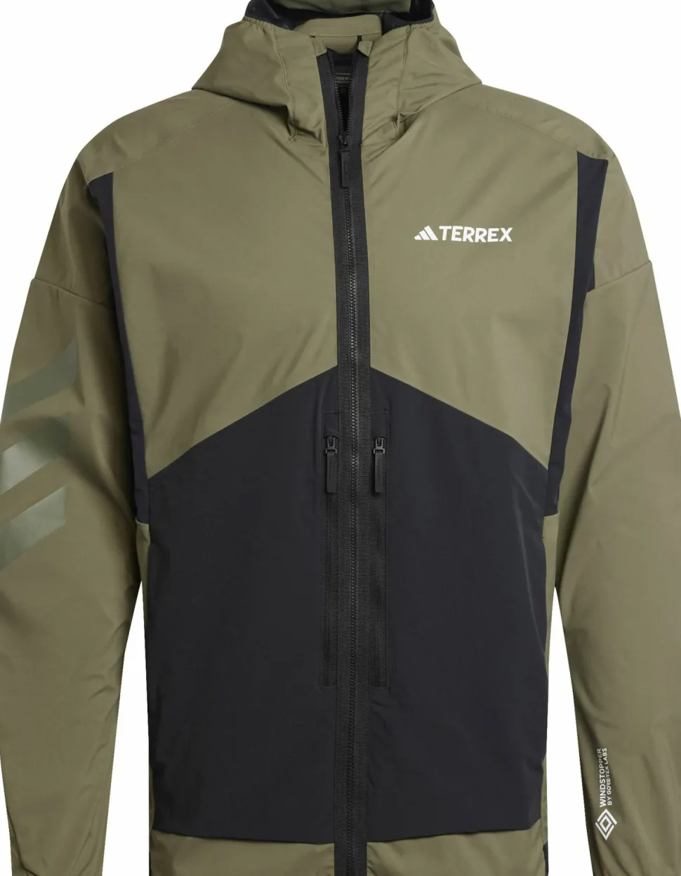 Adidas Men's Terrex Xperior 2L Lined RAIN.RDY Anorak Olistr/Black