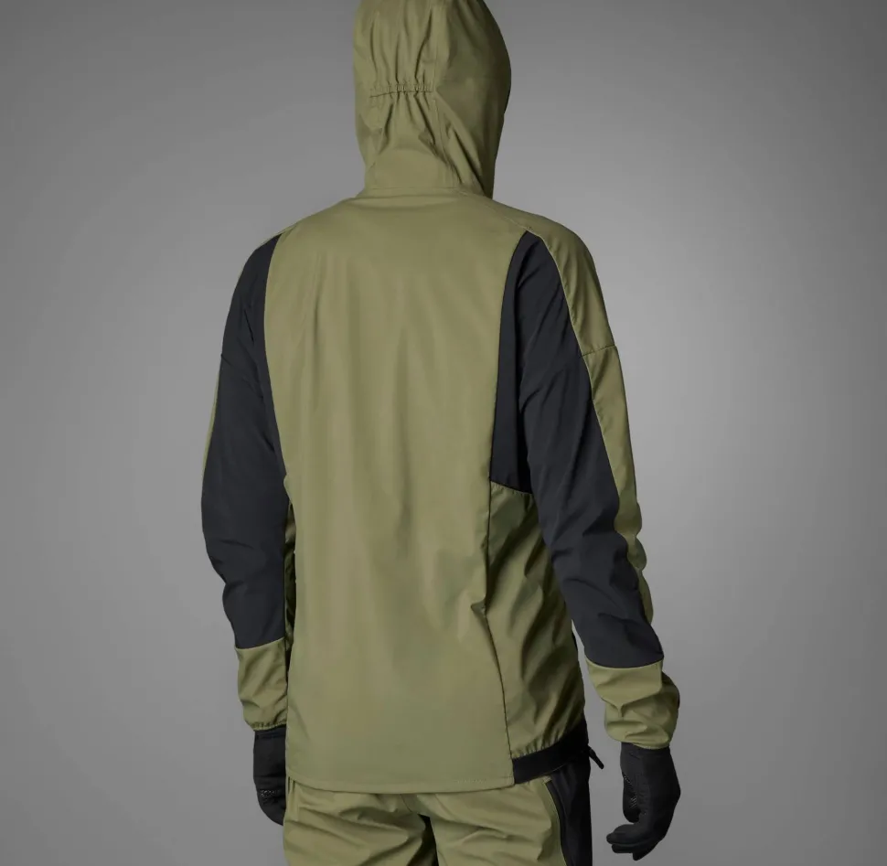 Adidas Men's Terrex Xperior 2L Lined RAIN.RDY Anorak Olistr/Black