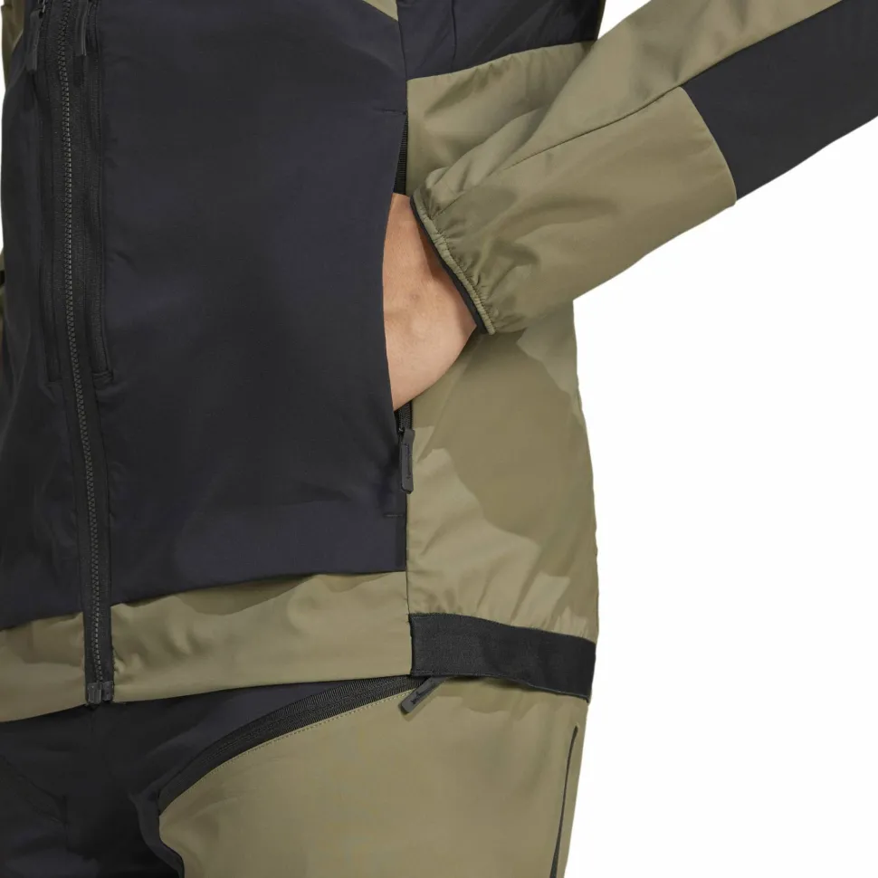 Adidas Men's Terrex Xperior 2L Lined RAIN.RDY Anorak Olistr/Black