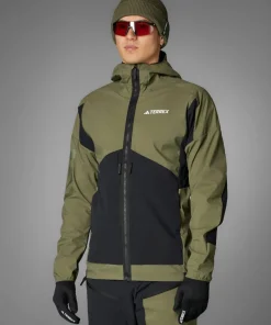 Adidas Men's Terrex Xperior 2L Lined RAIN.RDY Anorak Olistr/Black