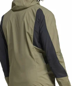 Adidas Men's Terrex Xperior 2L Lined RAIN.RDY Anorak Olistr/Black