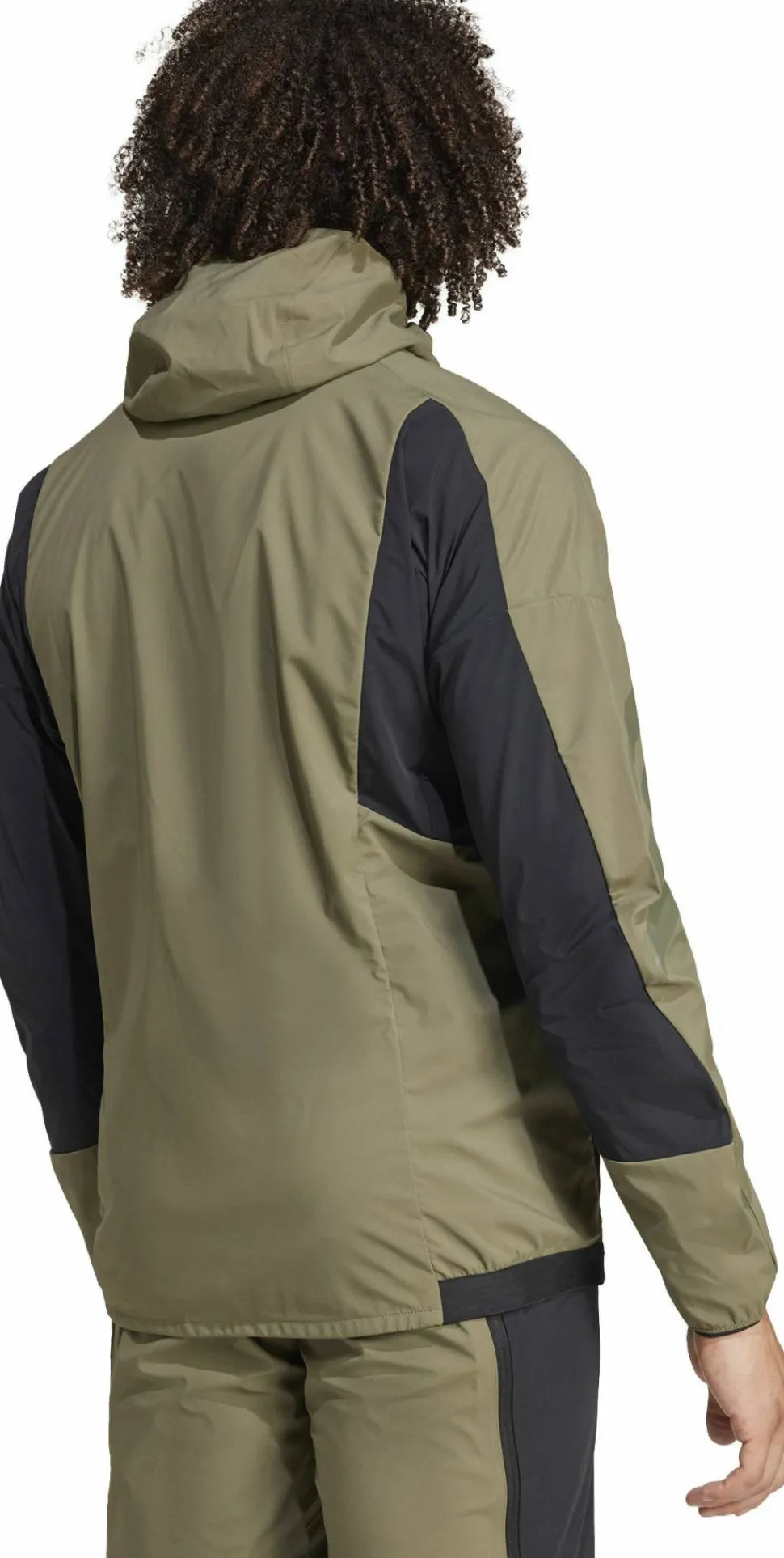 Adidas Men's Terrex Xperior 2L Lined RAIN.RDY Anorak Olistr/Black