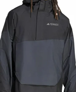 Adidas Men's Terrex Xploric 2.5L Climaproof Anorak Black/carbon