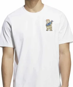 Adidas Men's Xploric Climacool Embroidery Graphic T-shirt White