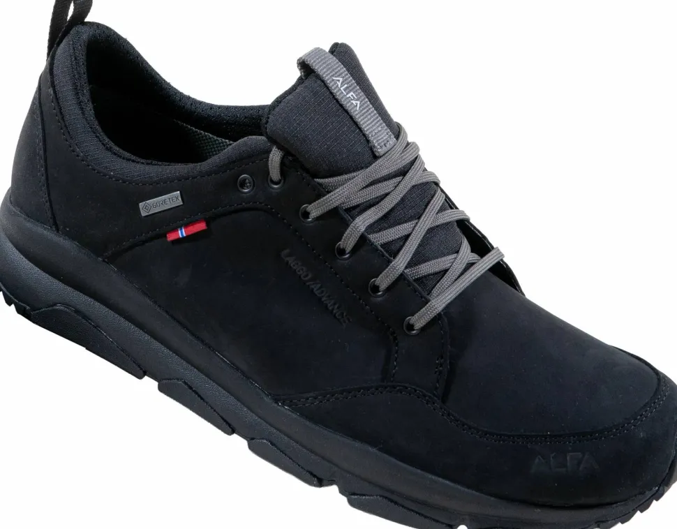 Alfa Men's Laggo Leather Advance GORE-TEX Black