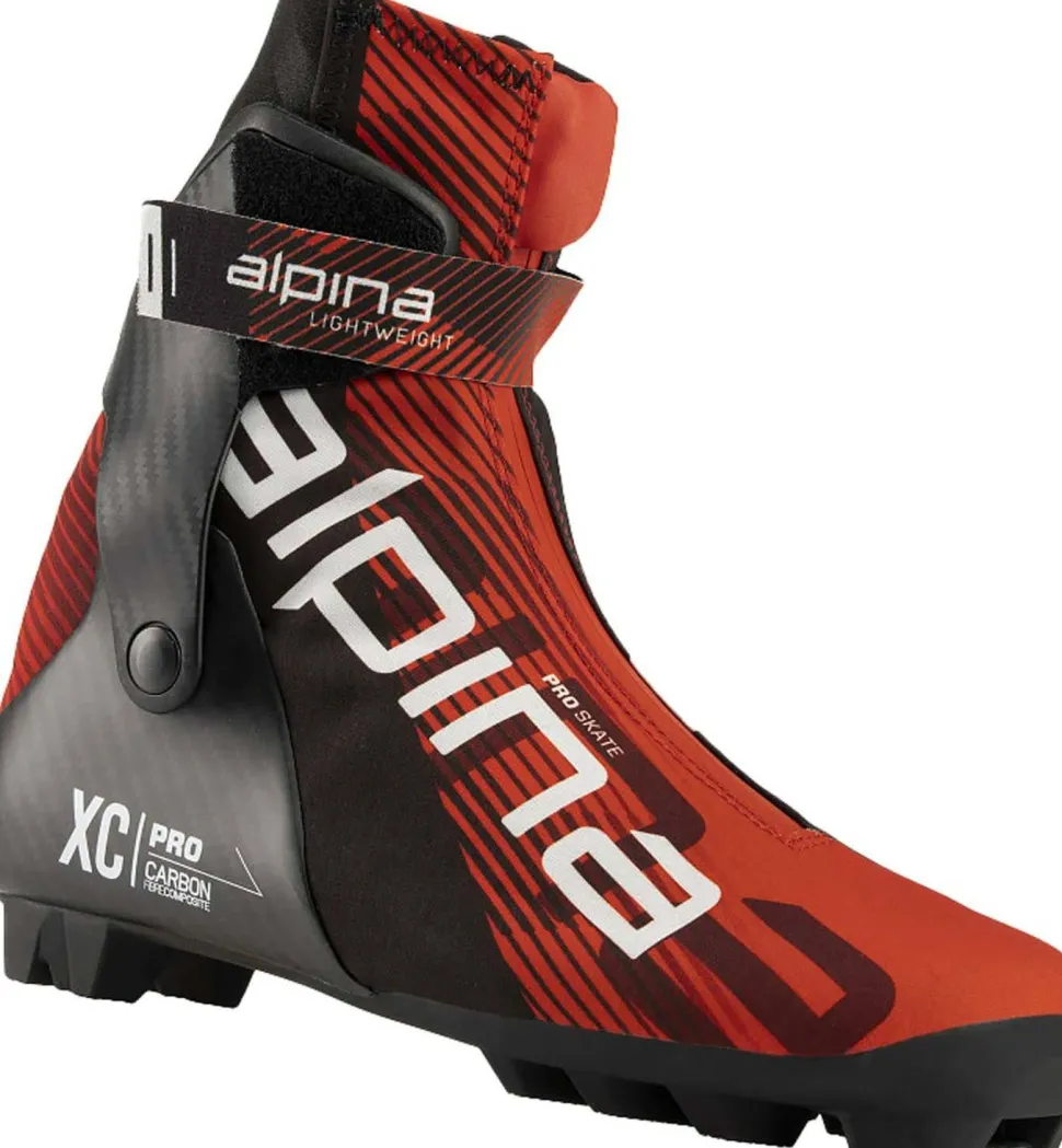 Alpina Unisex Pro Skate Red/Black