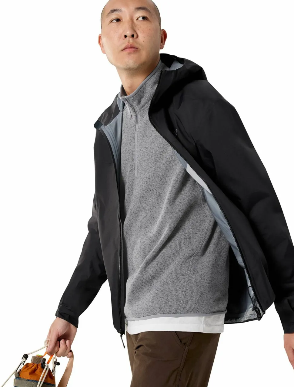 Arc'teryx Men's Covert 1/2 Zip Cloud Heather / Void