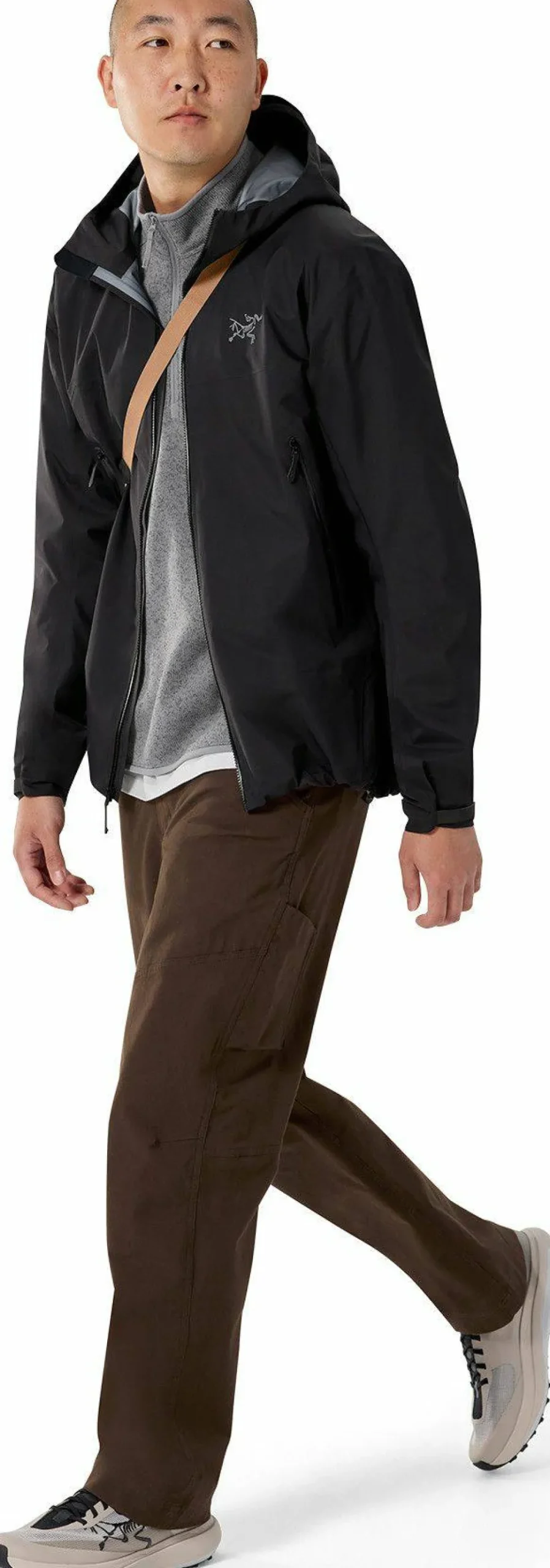 Arc'teryx Men's Covert 1/2 Zip Cloud Heather / Void