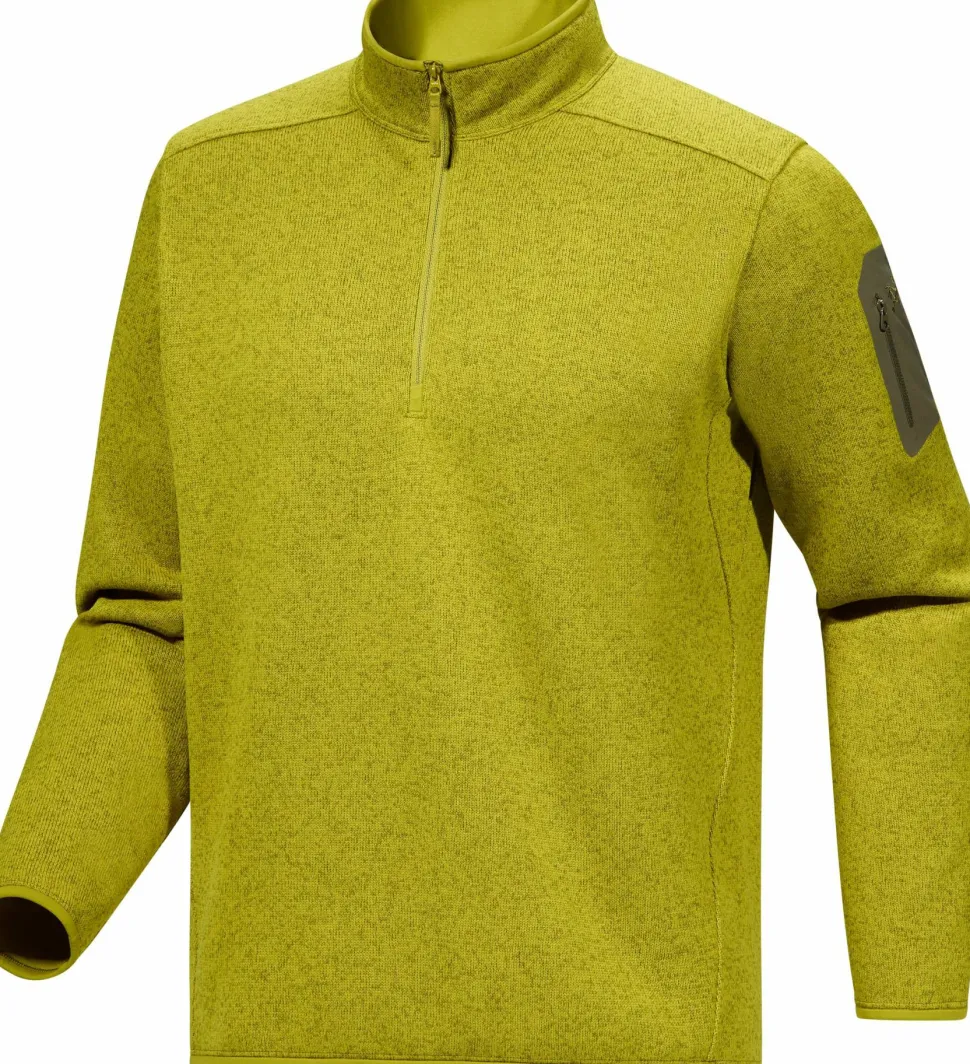 Arc'teryx Men's Covert 1/2 Zip Olive Moss Heather