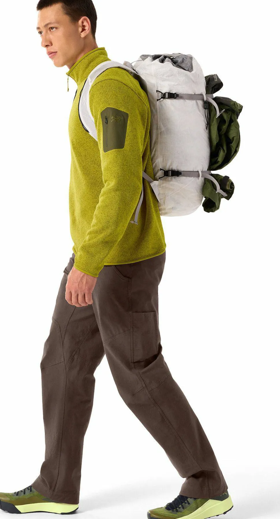 Arc'teryx Men's Covert 1/2 Zip Olive Moss Heather