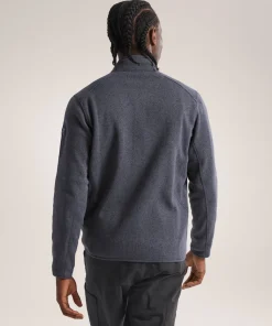Arc'teryx Men's Covert Cardigan Dark Stratus Heather/Balck Sapphire