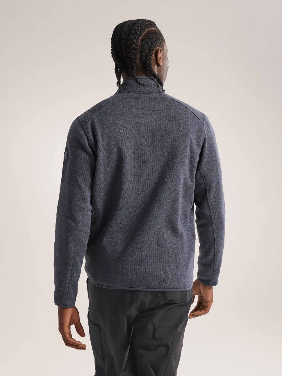 Arc'teryx Men's Covert Cardigan Dark Stratus Heather/Balck Sapphire