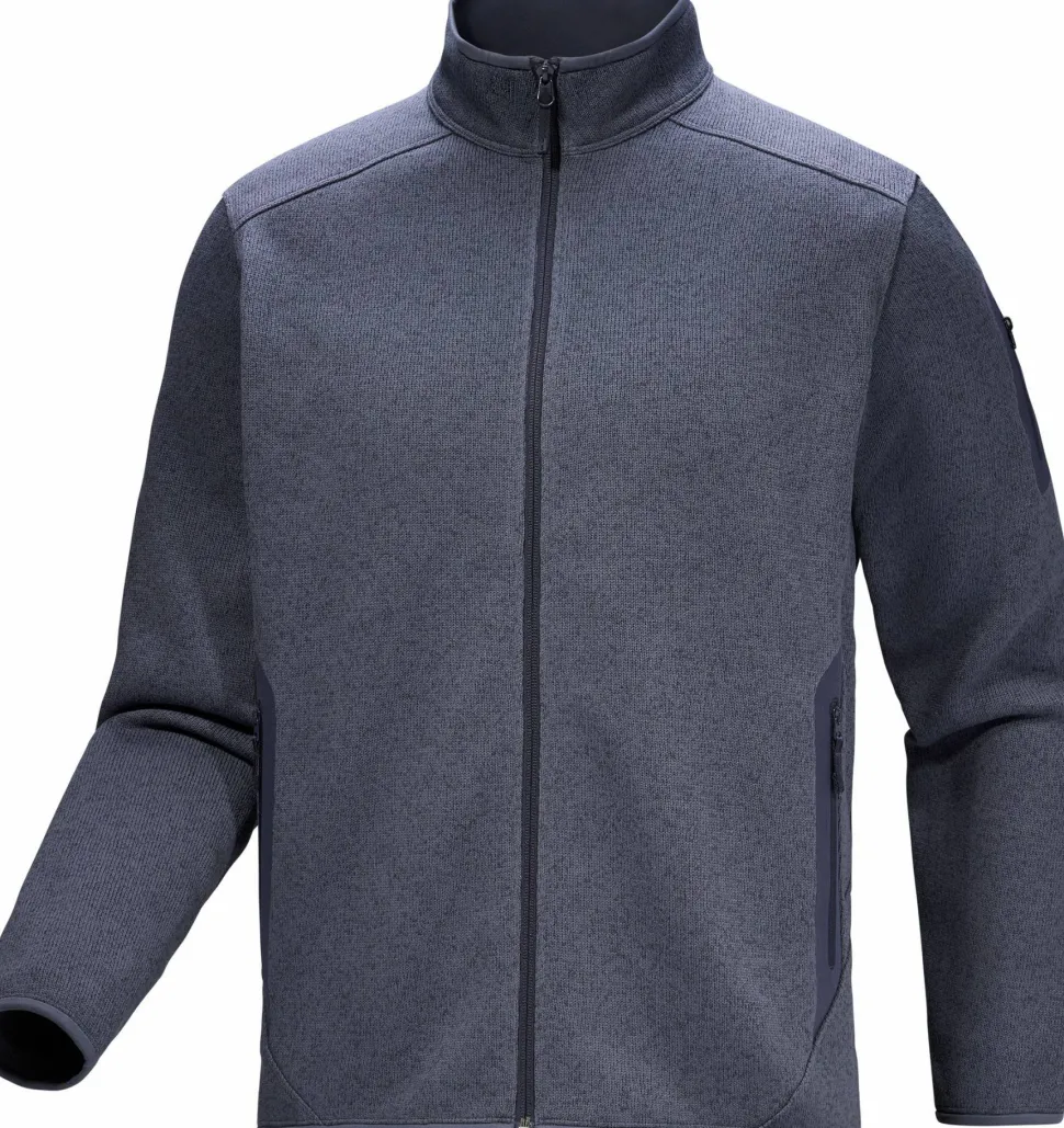 Arc'teryx Men's Covert Cardigan Dark Stratus Heather/Balck Sapphire