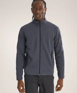 Arc'teryx Men's Covert Cardigan Dark Stratus Heather/Balck Sapphire
