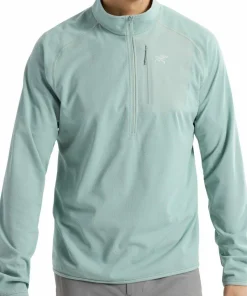 Arc'teryx Men's Delta 1/2 Zip Stone Green