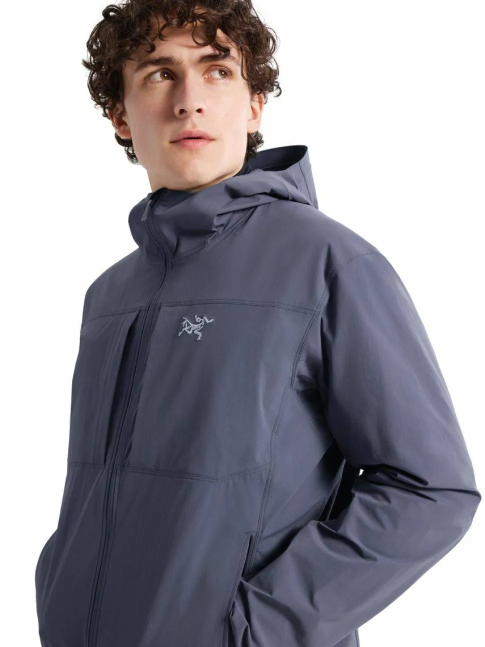 Arc'teryx Men's Gamma Lightweight Hoody Dk Stratus