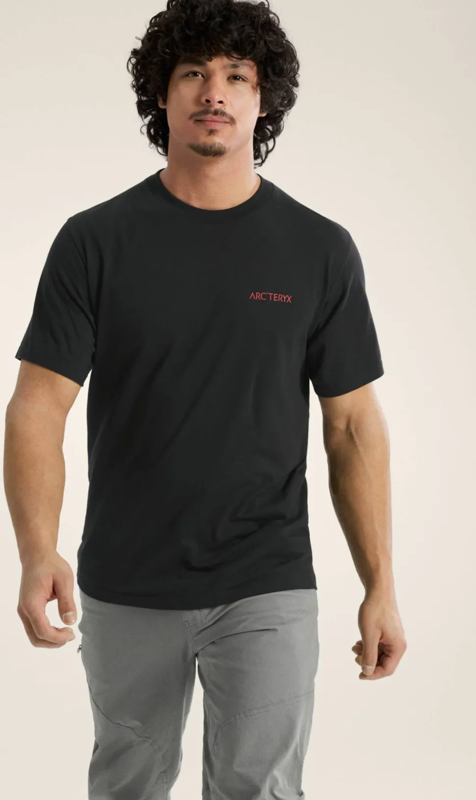 Arc'teryx Men's Kragg Sl Cotton Blurred Bird Ss Black/dynasty