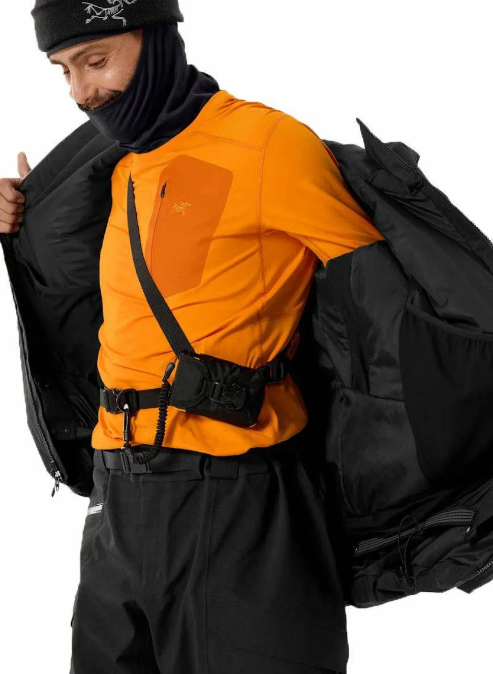 Arc'teryx Men's Rho Lt Crew Neck Blaze