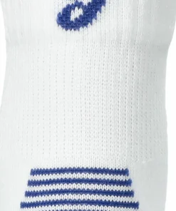 Asics 2 Pack Cushioned Run Quarter Sock Performance Black/Brilliant White