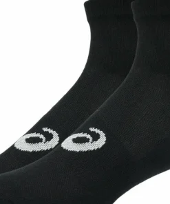 Asics 3 Pack Quarter Sock Performance Black