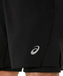 Asics Men's Asics Core 2-in-1 7in Shorts Performance Black/Performance Black